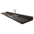 Clinton 72" Postform Countertop Color: Meteorite 72P-P2